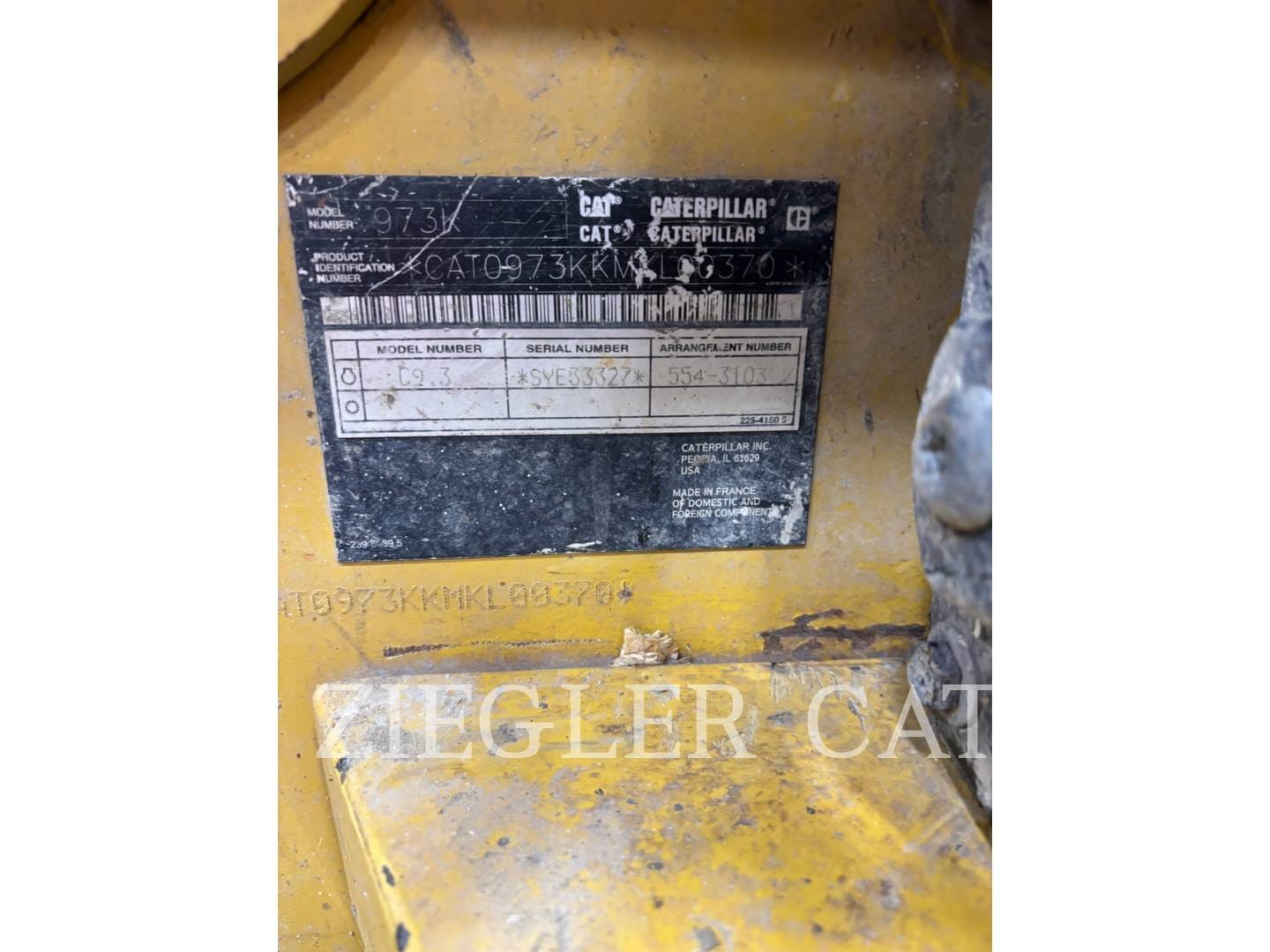 2019 Caterpillar 973K Equipment Image0