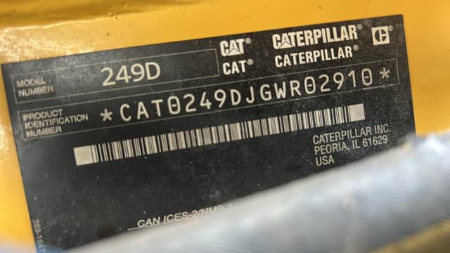 Image of Caterpillar 249D equipment image 1