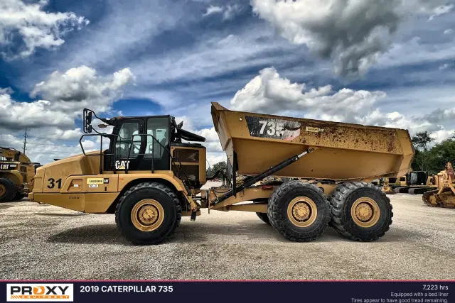 Image of Caterpillar 725 equipment image 1