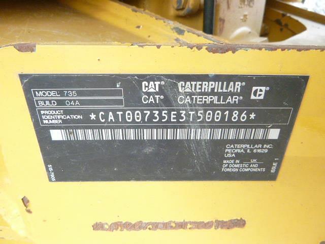 Image of Caterpillar 735 equipment image 4