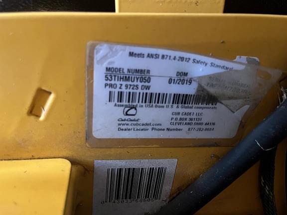 Image of Cub Cadet Pro Z 972SD equipment image 3