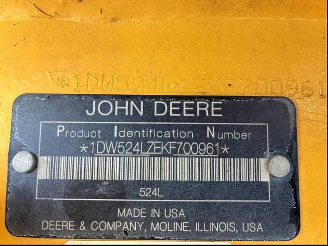 Image of John Deere 524L equipment image 1