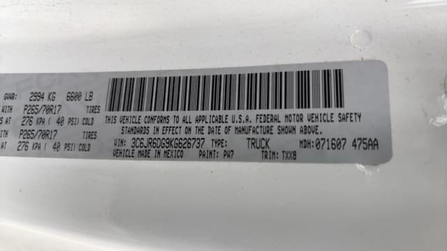 Image of Dodge Ram 1500 equipment image 2