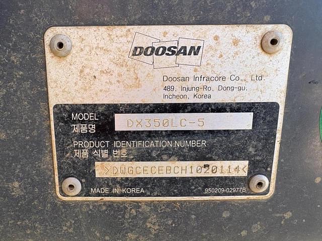 Image of  Doosan DX350LC-5 equipment image 2