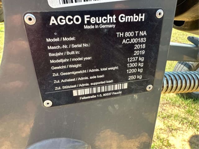 Image of Fella TH 800 TNA equipment image 3