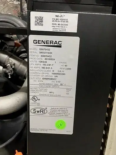 Image of Generac Undetermined equipment image 2