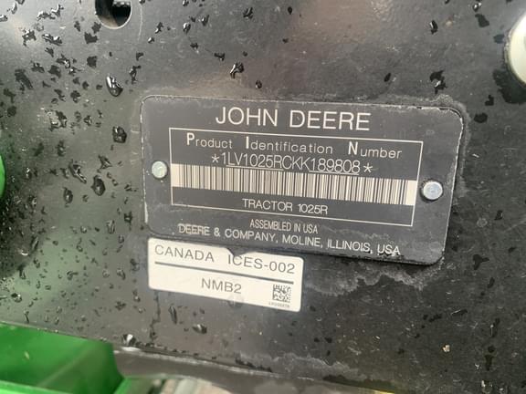 Image of John Deere 1025R equipment image 1