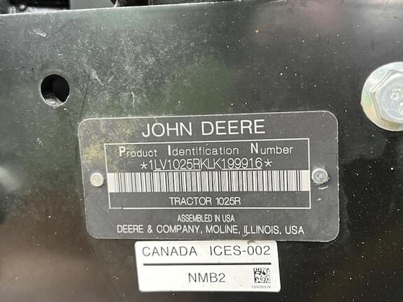 Image of John Deere 1025R equipment image 3