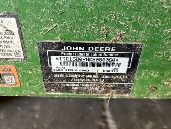 Image of John Deere 1580 equipment image 2