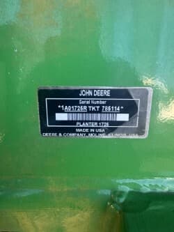 Image of John Deere 1725 equipment image 4