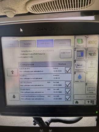 Image of John Deere GreenStar 2630 Primary Image