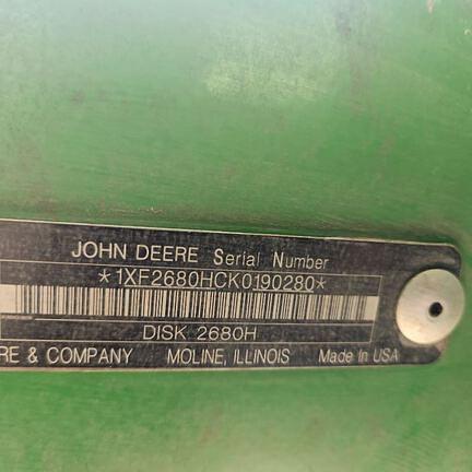 Image of John Deere 2680H equipment image 4