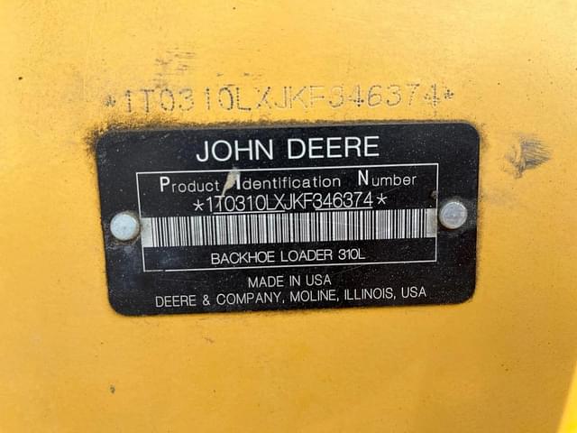 Image of John Deere 310L equipment image 4