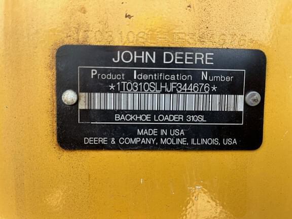 Image of John Deere 310SL equipment image 1