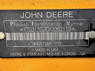 Image of John Deere 317G equipment image 4