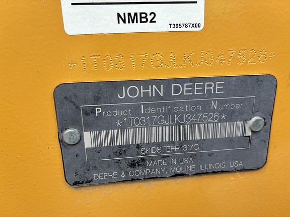 Image of John Deere 317G equipment image 4