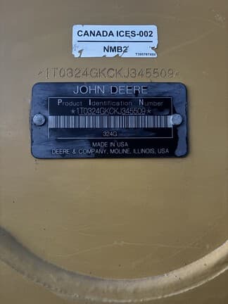 Image of John Deere 324G equipment image 3