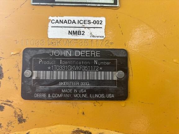 Image of John Deere 331G equipment image 1