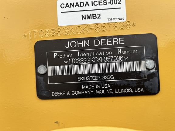 Image of John Deere 333G equipment image 4