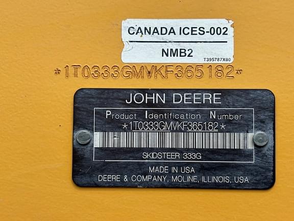 Image of John Deere 333G equipment image 2