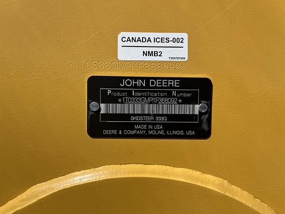 Image of John Deere 333G equipment image 4