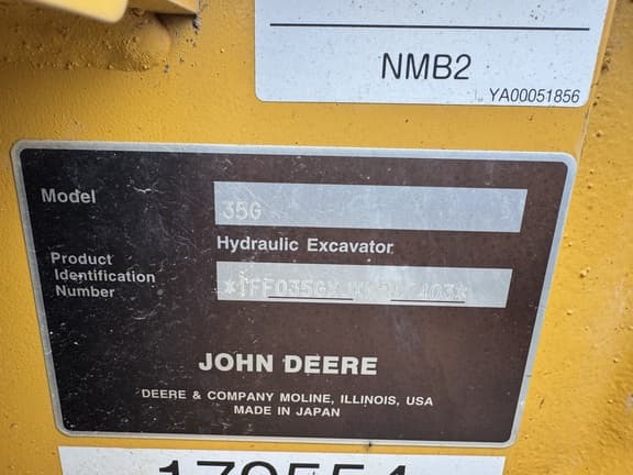 Image of John Deere 35G Image 1