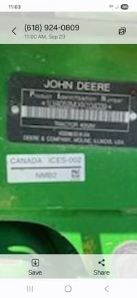 Image of John Deere 4052M equipment image 3