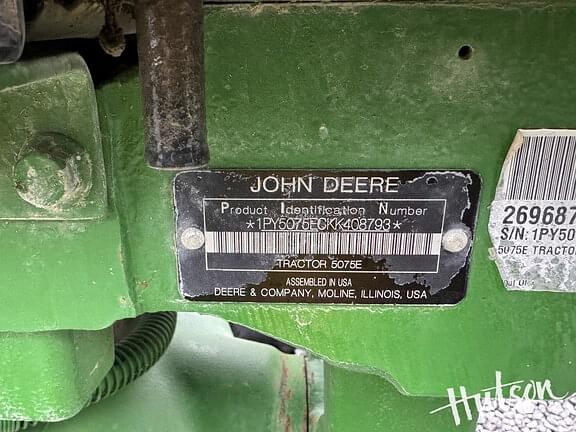 Image of John Deere 5075E equipment image 1