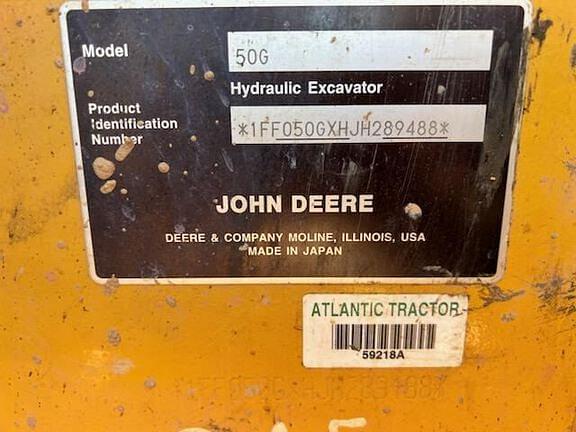 Image of John Deere 50G equipment image 1