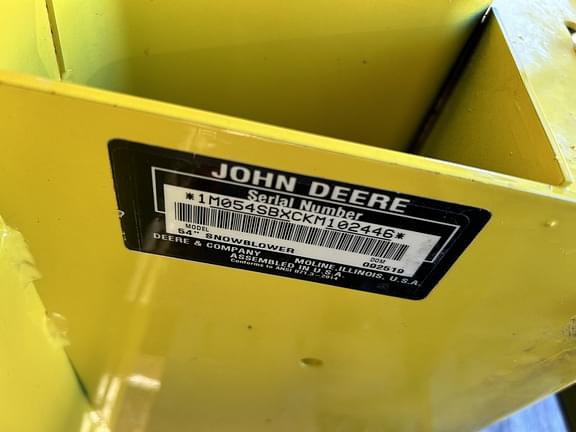 Image of John Deere 54" Snow Blower equipment image 4