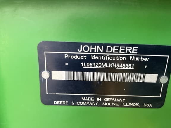 Image of John Deere 6120M equipment image 4