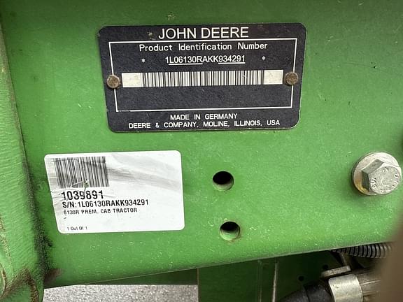 Image of John Deere 6130R equipment image 4