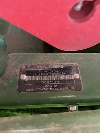 Image of John Deere 630F equipment image 2