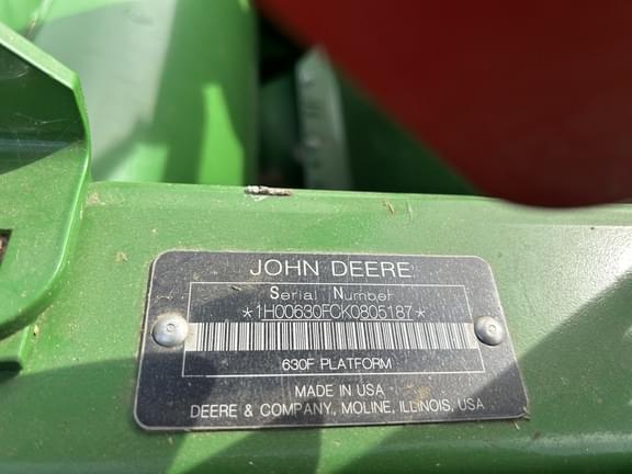 Image of John Deere 630F equipment image 3