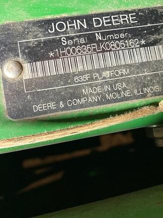 Image of John Deere 635F equipment image 3