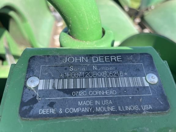 Image of John Deere 712C equipment image 4