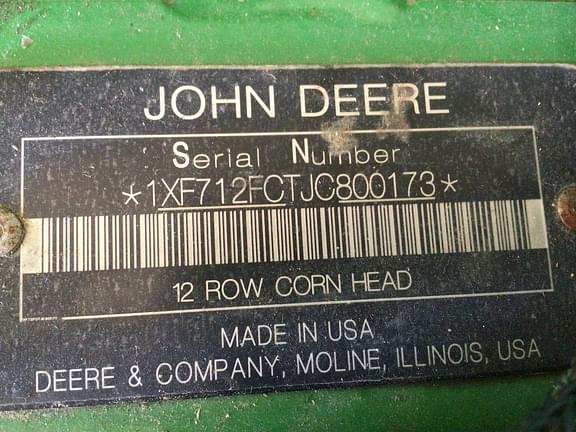 Image of John Deere 712FC equipment image 3