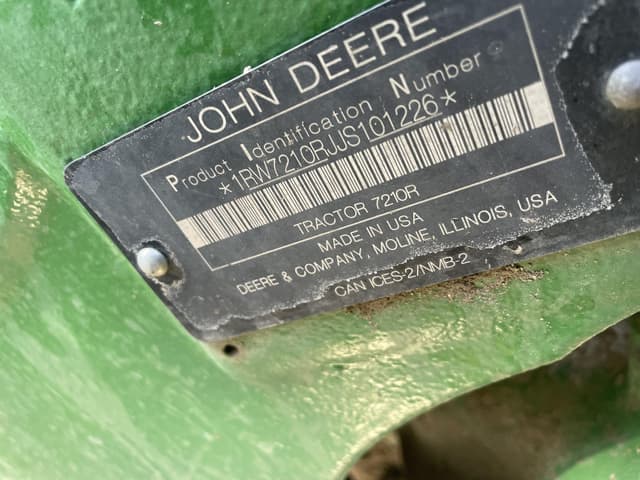 Image of John Deere 7210R equipment image 3