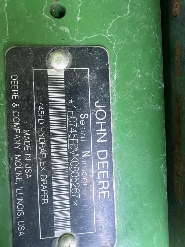 Image of John Deere 745FD equipment image 2