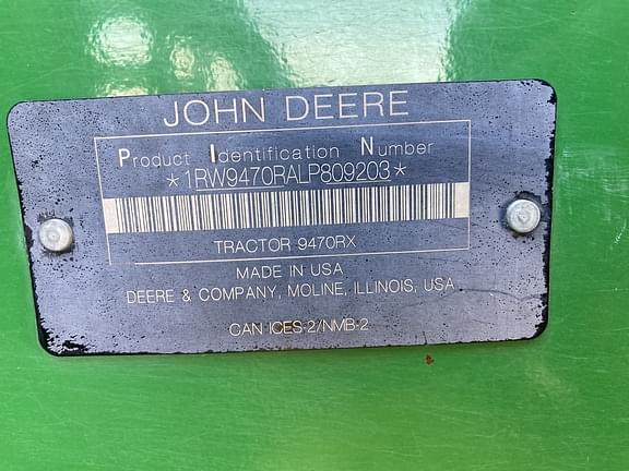 Image of John Deere 9470RX equipment image 1