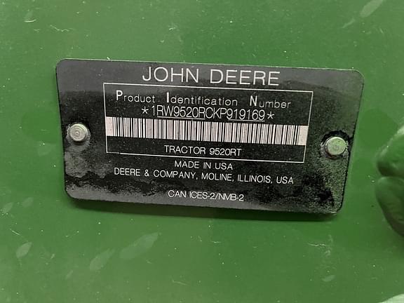 Image of John Deere 9520RT equipment image 2