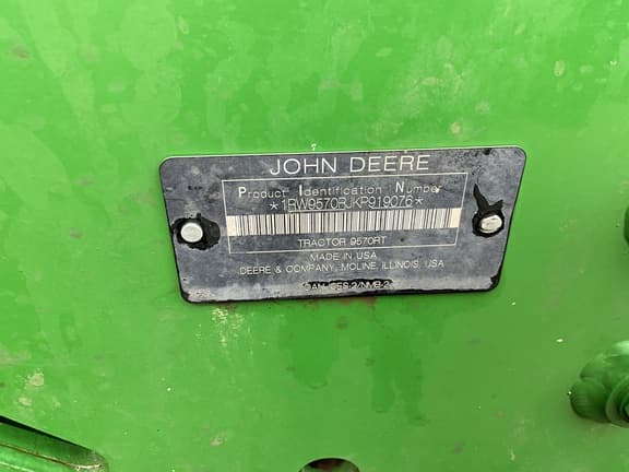 Image of John Deere 9570RT equipment image 4