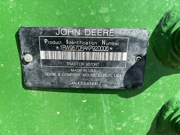 Image of John Deere 9570RT equipment image 2