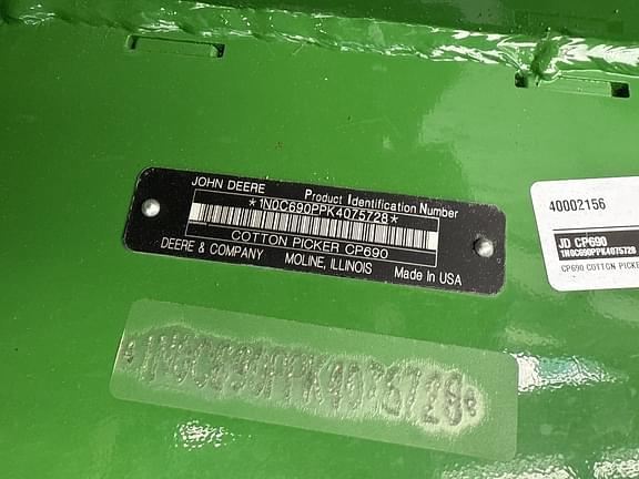 Image of John Deere CP690 equipment image 3