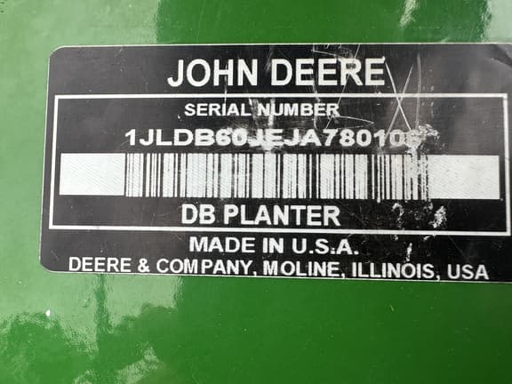 Image of John Deere DB60 equipment image 4