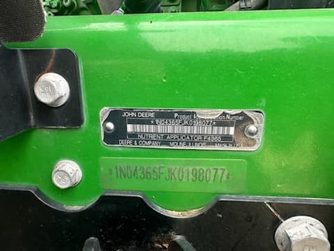 Image of John Deere F4365 equipment image 2