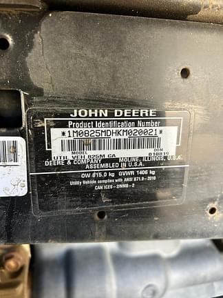 Image of John Deere XUV 825M equipment image 4