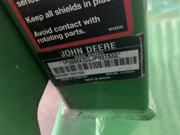 Image of John Deere MX7 equipment image 4