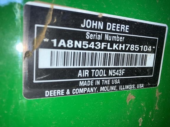 Image of John Deere N543F equipment image 1