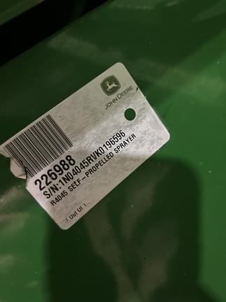 Image of John Deere R4045 equipment image 1